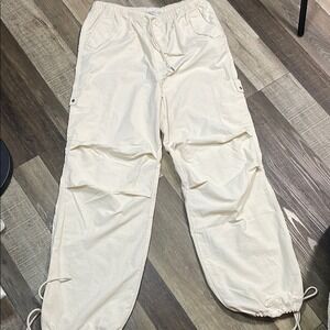 Love‎ Tree Cream Cargo Pants with Elastic Waistband